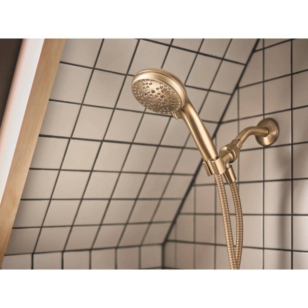 Bronzed Gold Nickel Handheld Wall Mounted Shower Faucet Set