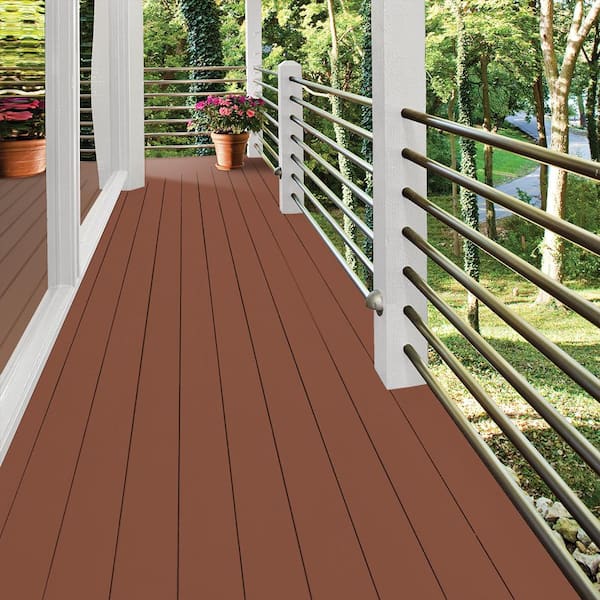 BEHR DECKplus 1 gal. #S180-7 True Copper Solid Color Waterproofing