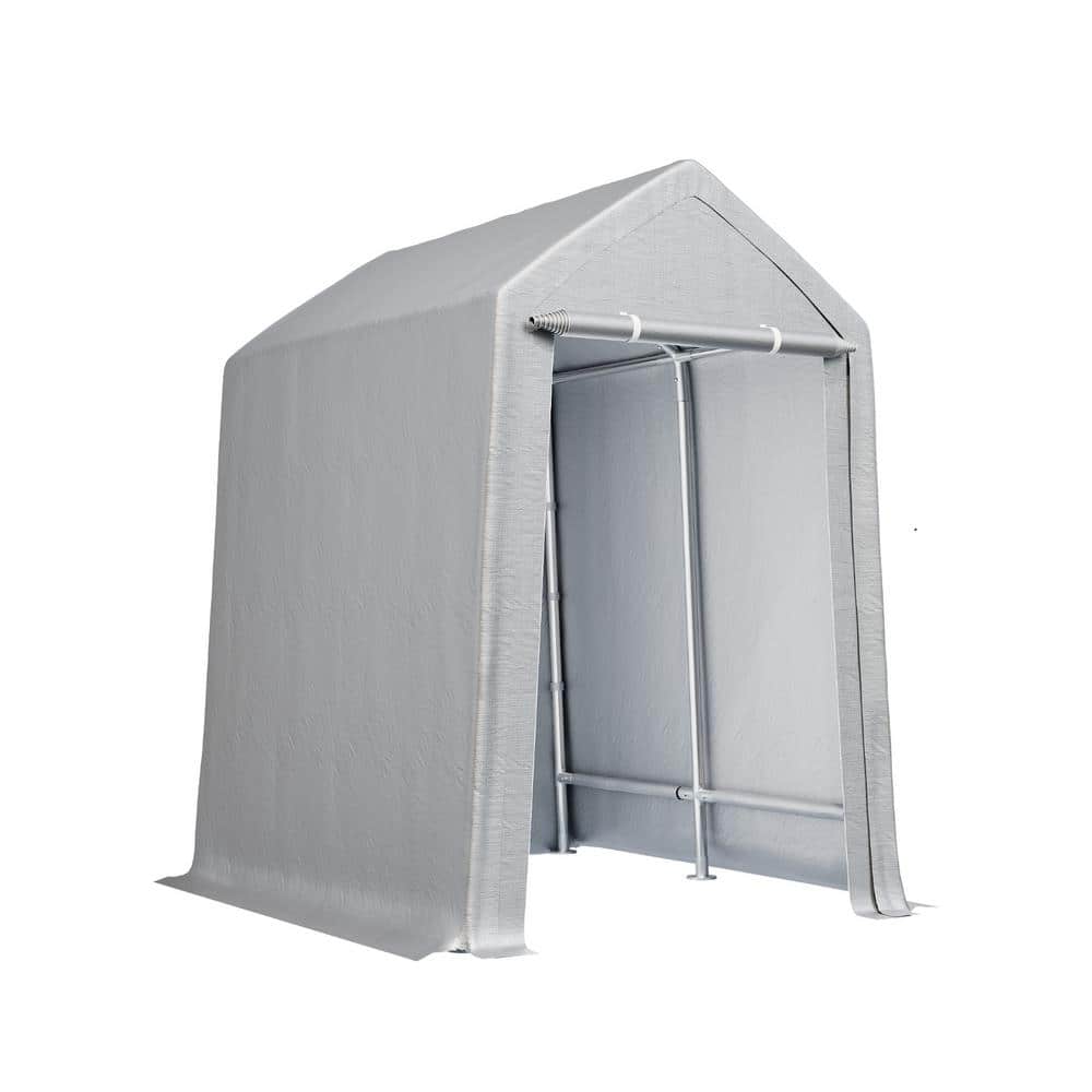 10 ft. W x 10 ft. D x 8.9 ft. H Portable Steel Carport, Metal Frame Storage Tent with Roll-Up Zipper Door price history on PriceWatchPro