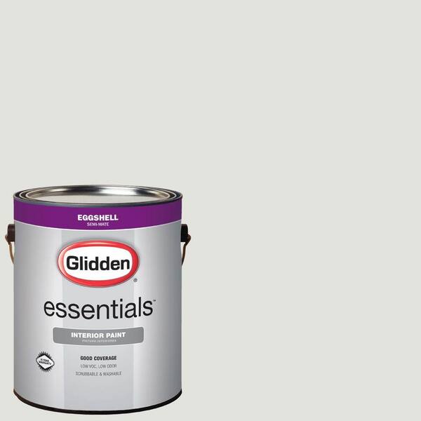 Glidden Essentials 1 gal. #HDGCN48 Stone White Eggshell Interior Paint