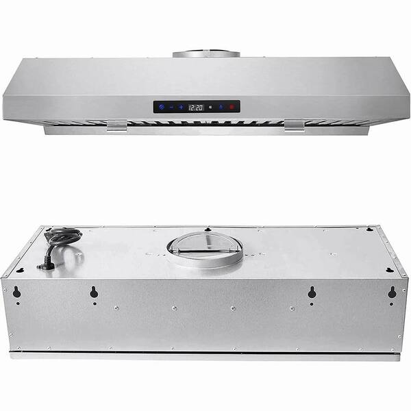 thumbnail image 2 of Zomagas 30 Inch Built-In Range Hood Insert 800 CFM - Stainless Steel, Touch Control 2 of 3