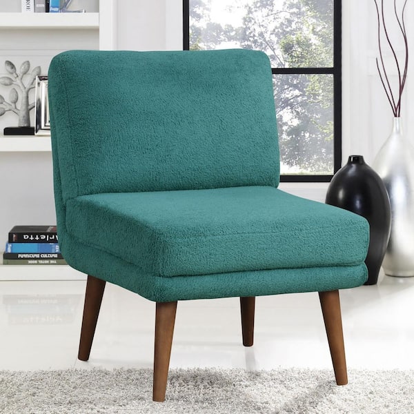 Lifestyle Solutions Dan Teal Microfiber Upholstered Chair
