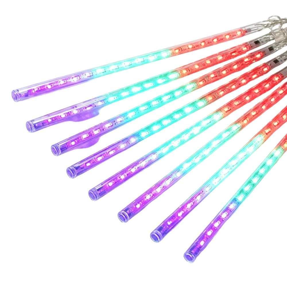 LED Meteor Shower String Lights for Christmas Halloween Wedding Party Garden Tree (Blue/White/Warm) price history on PriceWatchPro