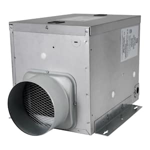30 - 130 CFM Steel Wall/Ceiling Mount Fresh Air Supply Fan with Temperature and Humidity Controls in Mill