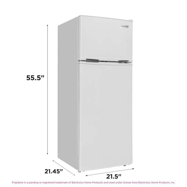 Frigidaire 21.5 in. 7.5 cu. ft. Top Freezer Refrigerator in White