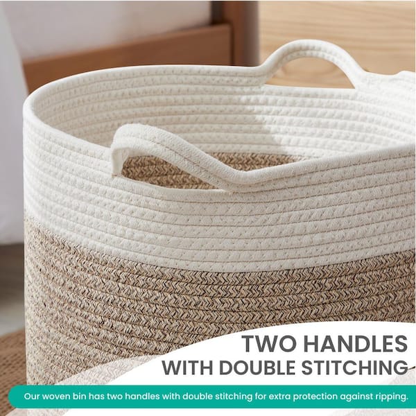 https://images.thdstatic.com/productImages/15cbecd3-f0c7-4428-8aea-7e85526dcc10/svn/white-beige-ornavo-home-storage-baskets-2-tone-lndry-rope-18-16-white-beige-1f_600.jpg