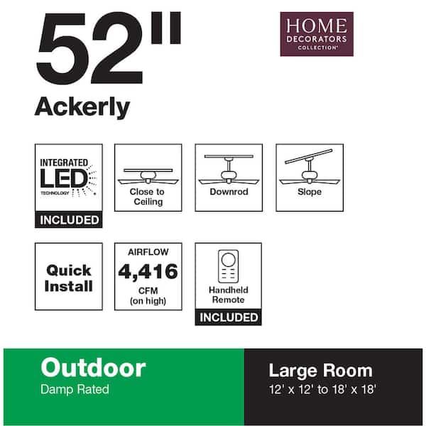 Ackerly 52 in. Integrated LED Indoor/Outdoor Natural Iron Ceiling Fan with Light Kit and Remote Control Ackerly 52 in. Integrated LED Indoor/Outdoor Natural Iron Ceiling Fan with Light Kit and Remote Control
