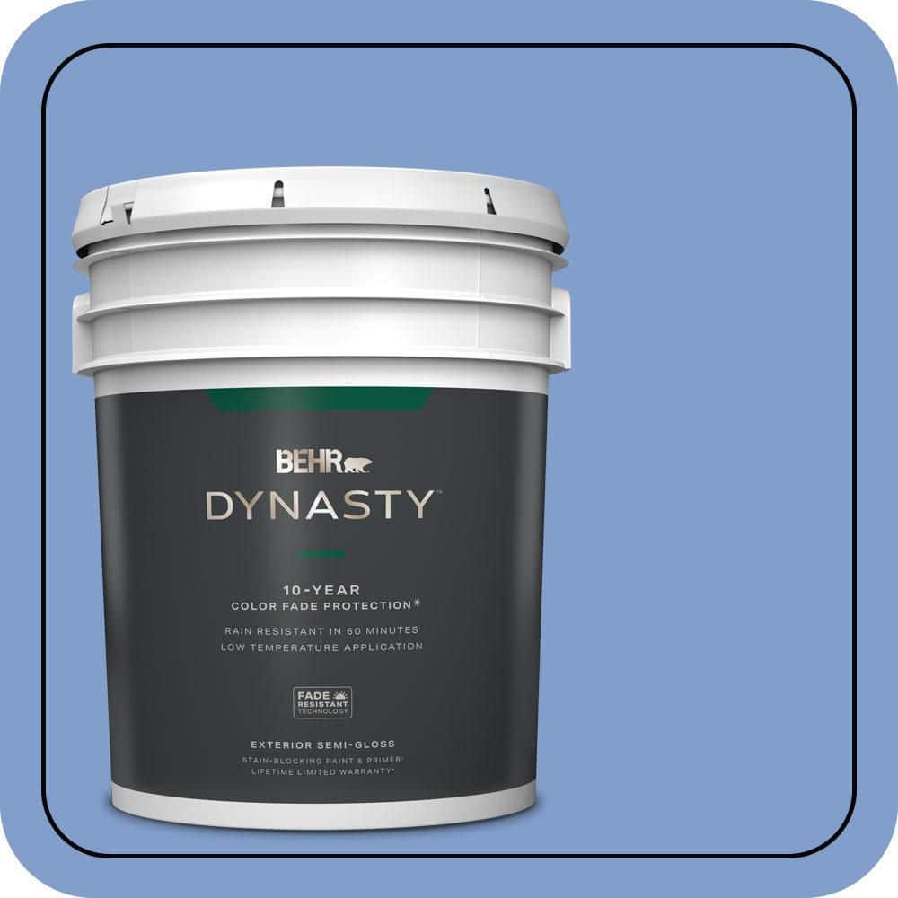 5 gal. #BIC-09 Caribbean Sky Semi-Gloss Enamel Exterior Stain-Blocking Paint & Primer price history on PriceWatchPro
