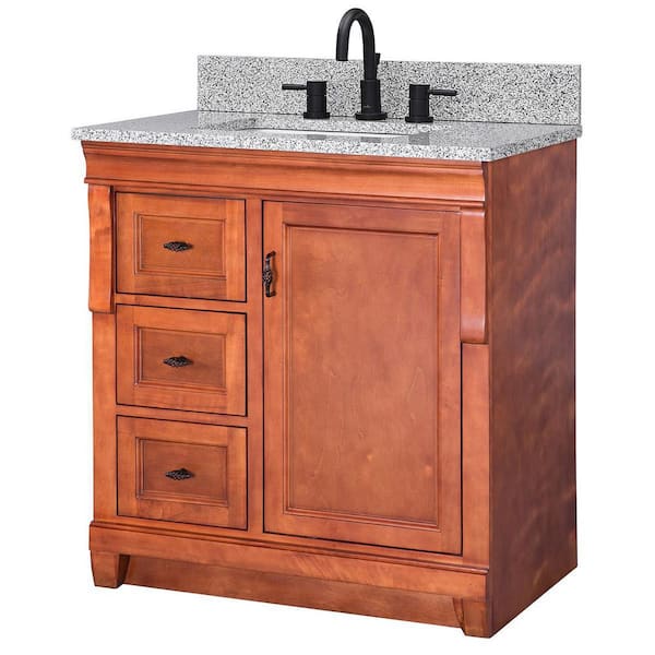Home Decorators Collection Naples 31 in. Single Sink Warm Cinnamom Bath Vanity with Napoli Granite Top (Assembled)