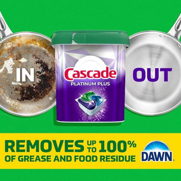 Platinum Plus Dawn Fresh Scent Dishwasher Detergent Pods (57-Count)