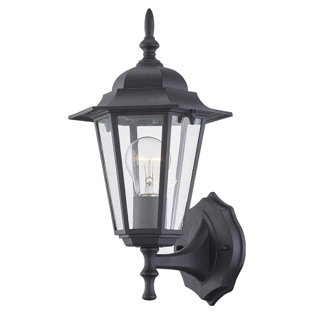 Retro Cone Black Outdoor Hardwired Wall Lantern Scone with No Bulbs Included price history on PriceWatchPro