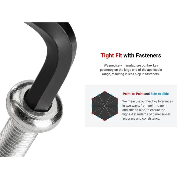 KEEEN‼️‼️ TEKTON 5.5 mm Ball End Hex L-Key KLX82055 - The Home Depot