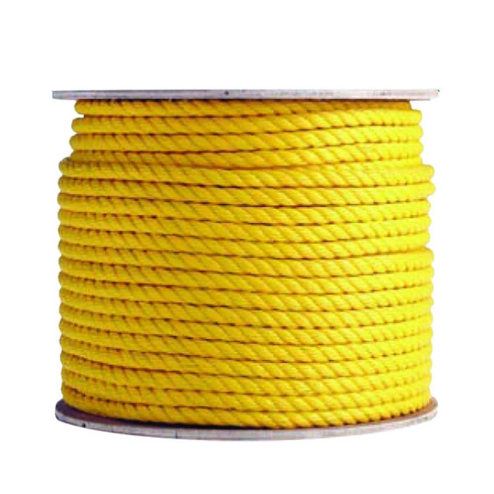 Orange 3/8" Polypropylene All Purpose General Utility Rope 600 Ft Spool Orange 3/8" Polypropylene All Purpose General Utility Rope 600 Ft Spool