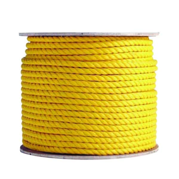 BOEN 5/8 in. x 1200 ft. Polypropylene Rope, Yellow