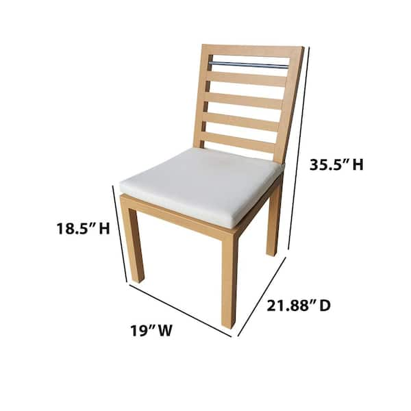 outdoor dining chair 19 seat height