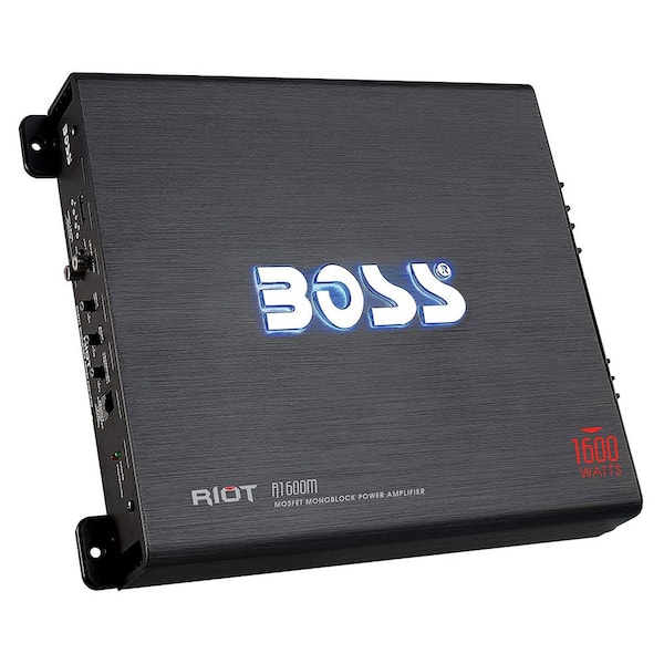 Boss Audio Systems Audio Riot 1600-Watt Mono Class A/B MOSFET Power Car Amplifier with Remote