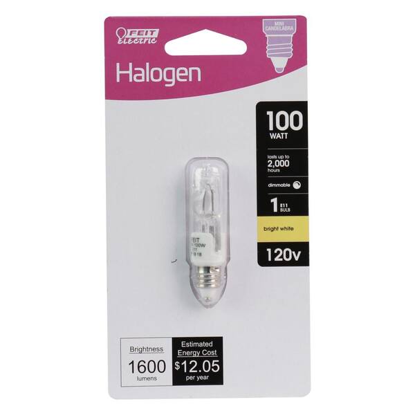 Halogen 35W 120v  Clear GY8.6 Base "Bright Effects" Security Lights 
