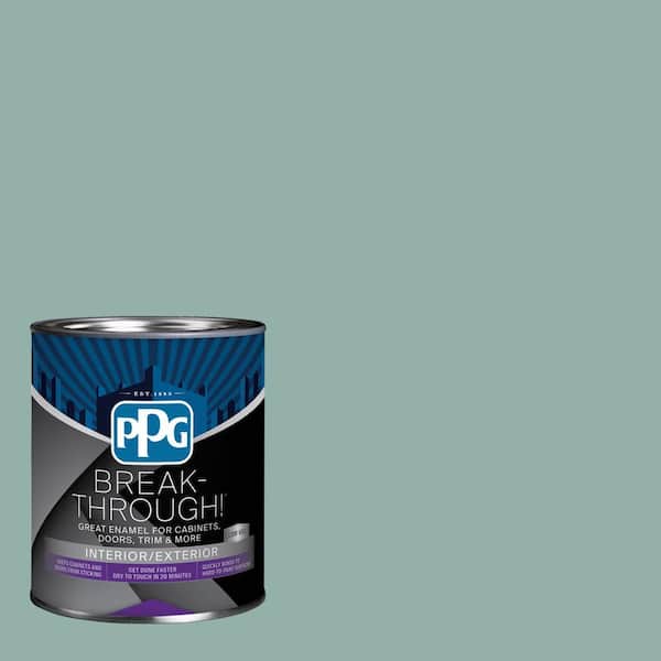 1 qt. PPG1143-4 Parakeet Pete Satin Door, Trim & Cabinet Paint
