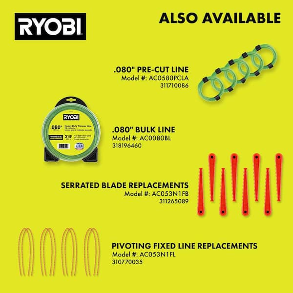 RYOBI ONE+ HP 18V Brushless Whisper Series 15 in. Cordless