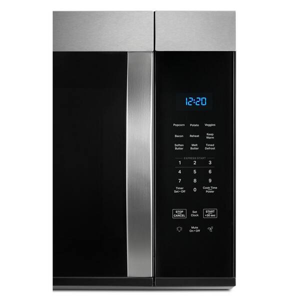 Whirlpool 1.7 Cu. ft. Over the Range Microwave with 1000 Watts Cooking Power Stainless Steel