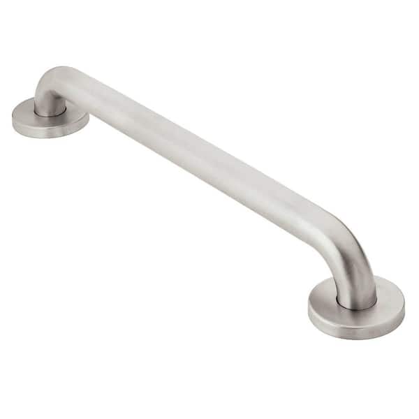 MOEN Home Care 42 in. x 1-1/4 in. Concealed Screw Grab Bar with SecureMount in Peened Stainless Steel