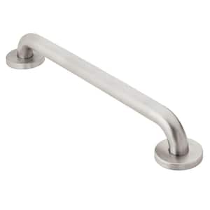 Home Care 48 in. x 1-1/4 in. Concealed Screw Grab Bar with SecureMount in Peened Stainless Steel