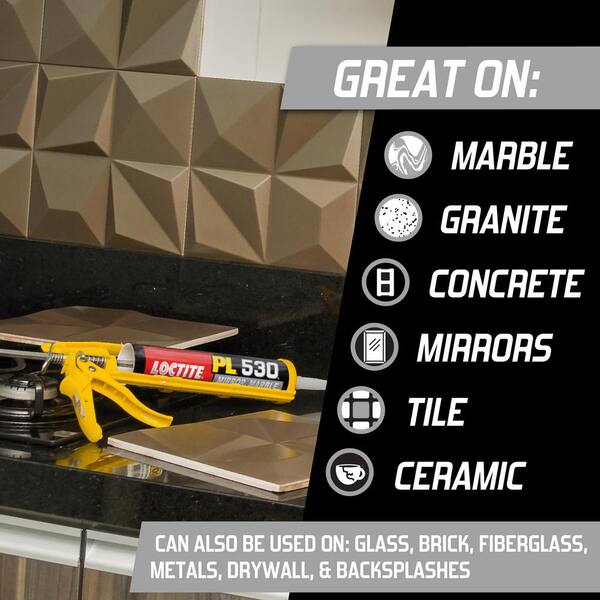 Mirror Marble And Granite Adhesive, Glue For Mirrors Home Depot