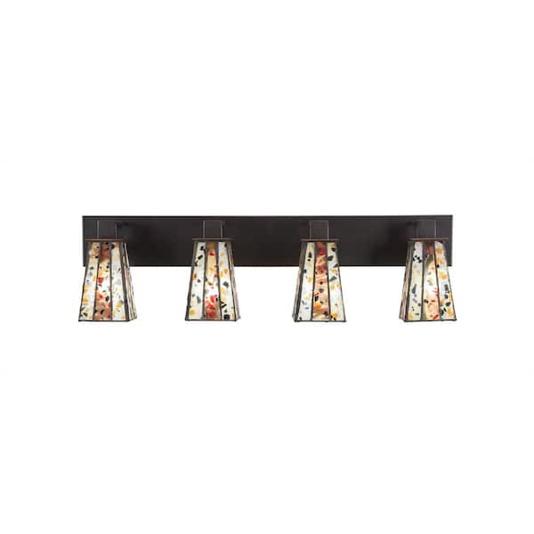 Unbranded Aspen 6.25 in. 1-Light Dark Granite Vanity Light