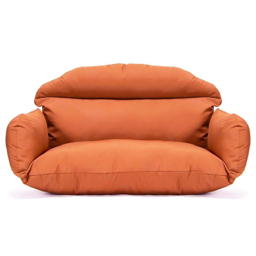 Leisuremod 47 in. x 27 in. Outdoor Swing Cushion in Orange ES57COR