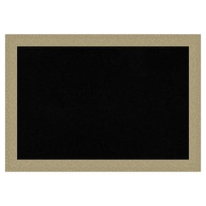 Mosaic Gold Framed Black Corkboard 40 in. x 28 in. Bulletine Board Memo Board
