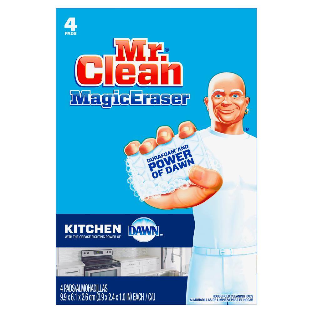 Mr. Clean Magic Eraser Scrubber Sponge with Dawn (4Count) 003700082047