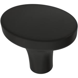 Mila 1-1/4 in. (32 mm) Matte Black Cabinet Knob
