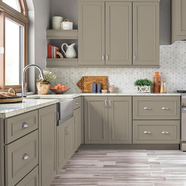 1 qt. #730D-4 Garden Wall Semi-Gloss Enamel Interior/Exterior Cabinet, Door & Trim Paint