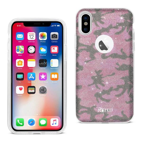 REIKO iPhone X Design Case in Hot Pink