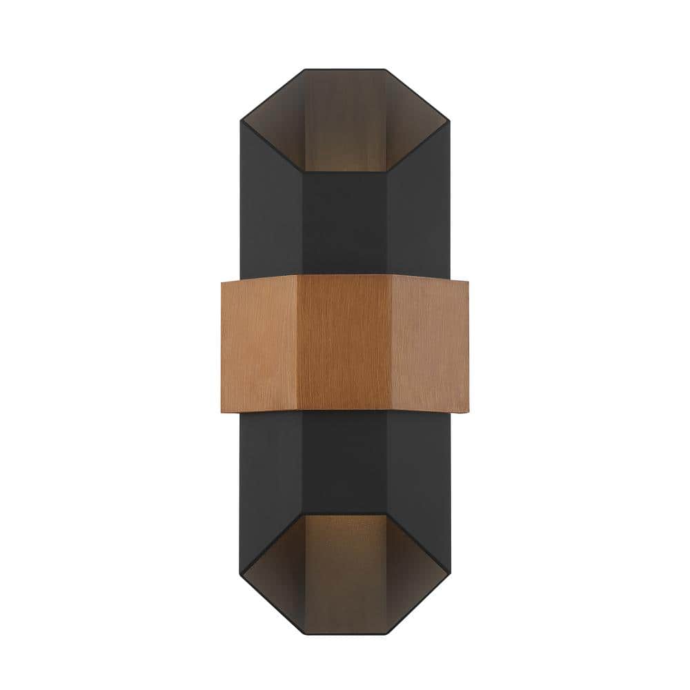 Quoizel Chasm 15.25" Matte Black LED Outdoor Lantern
