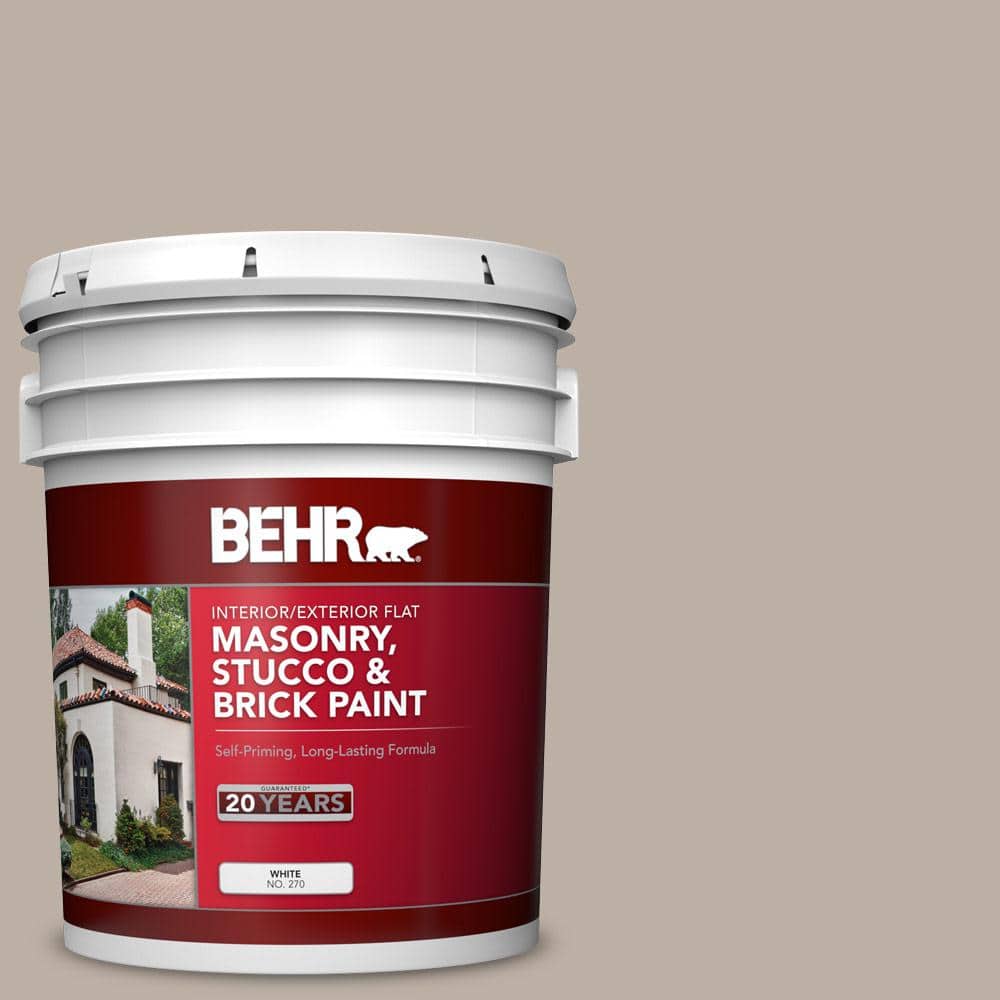 5 gal. #N210-3 Barista Flat Interior/Exterior Masonry, Stucco and Brick Pai