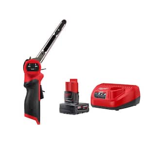 M12 FUEL 12V Lithium-Ion Brushless Cordless 1/2 in. x 18 in. Bandfile with XC 4.0Ah Battery and Charger