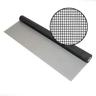 48 in. x 100 ft. Charcoal Insect Screen Roll