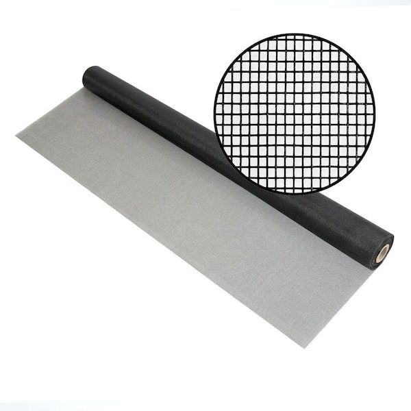 48 in. x 100 ft. Charcoal Insect Screen Roll