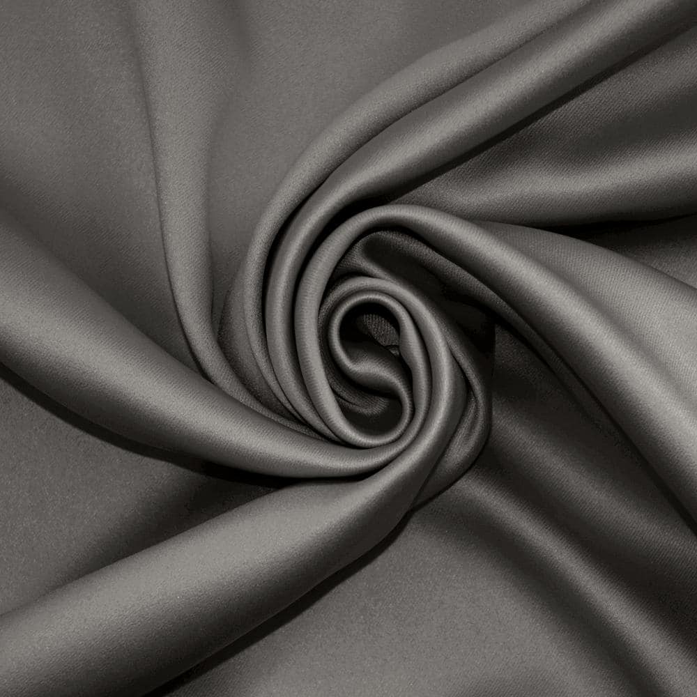 Sun Zero Gray 84" Blackout Rod Pocket Curtain Panel