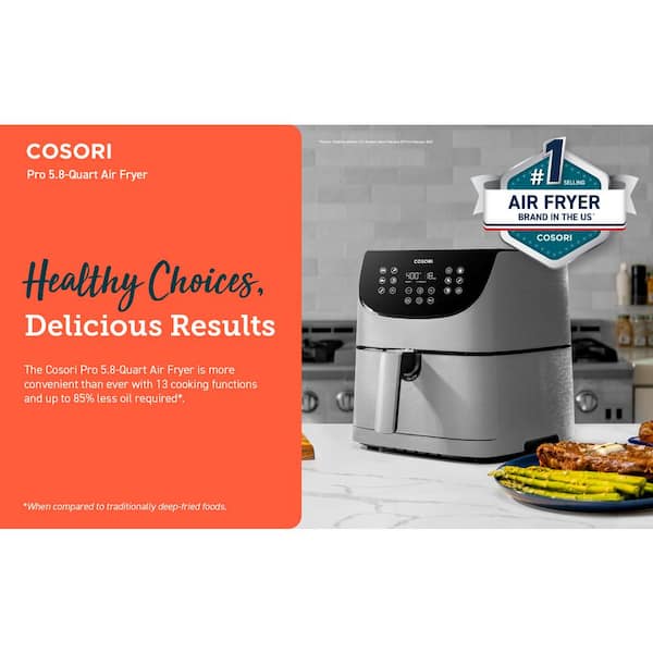 Cosori Premium 5.8 Quart Air Fryer Review • Air Fryer Recipes & Reviews