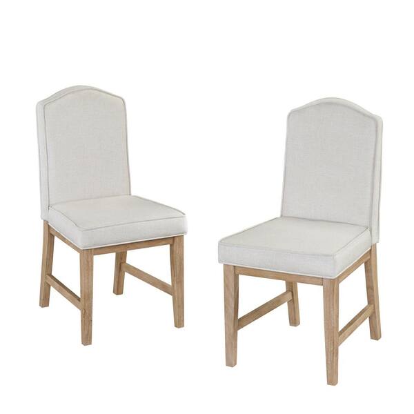 HOMESTYLES White Wash Side Chair (Set of 2)