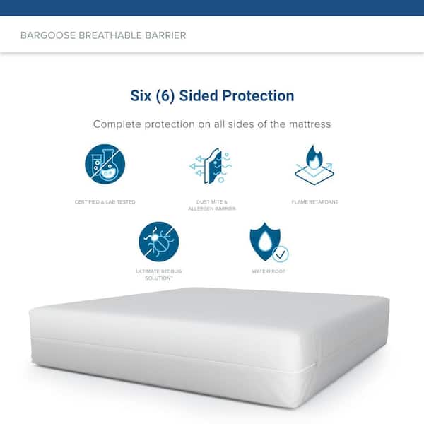 Anti Mite & Sweat-Resistant Mattress Protector 12 Inches | Full