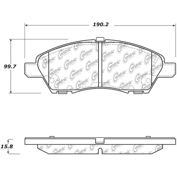 Centric Parts Disc Brake Pad Set