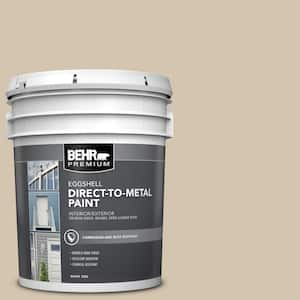 5 gal. #N300-3 Casual Khaki Eggshell Direct to Metal Interior/Exterior Paint