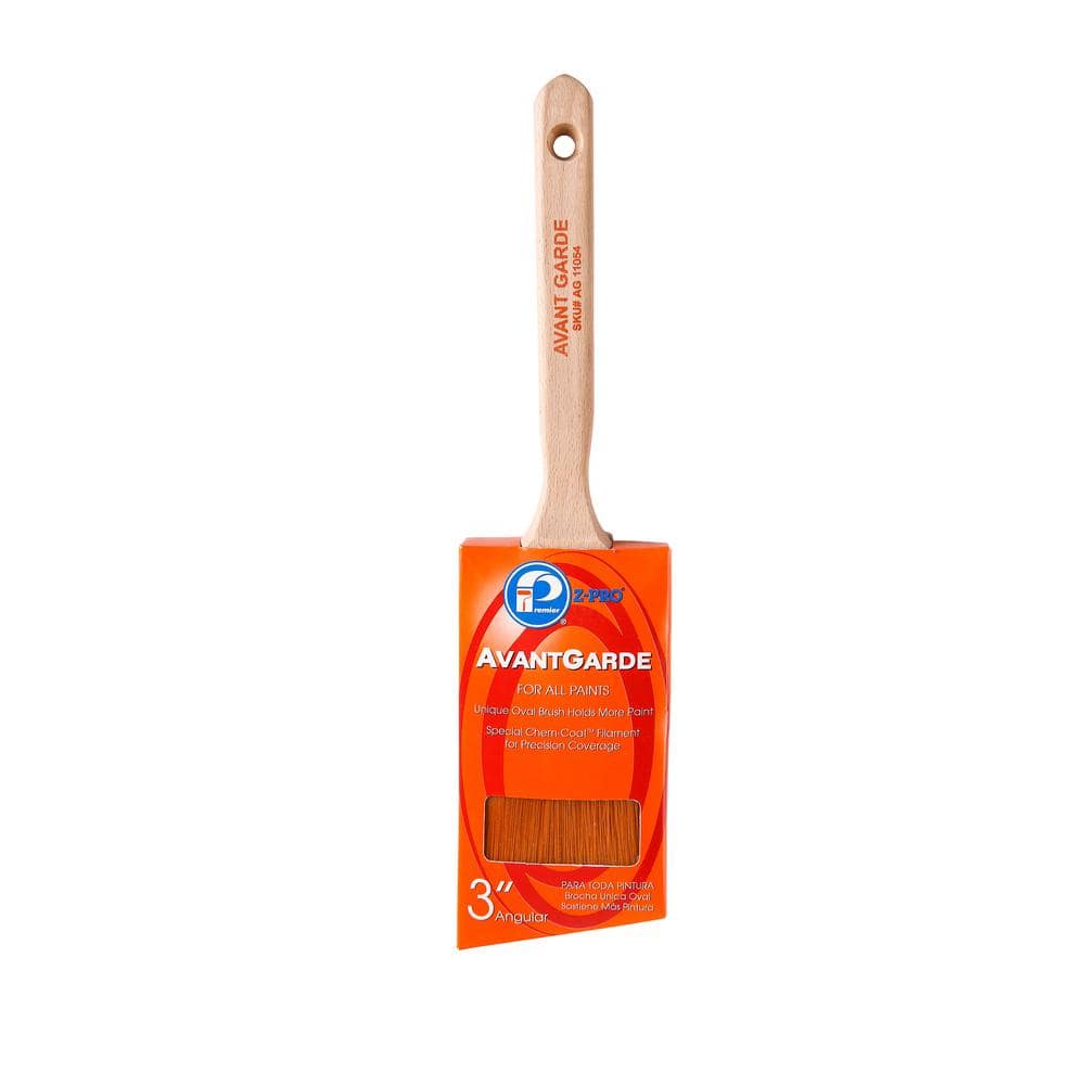 Premier Avant Garde 3 in. Angle Sash SemiOval Paint Brush (6Pack