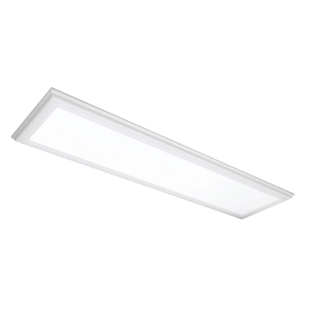 1 ft. x 4 ft. 48-Watt 3800 Lumens Dimmable White Integrated LED Deco Flat Panel Ceiling Flush Mount, Color Change 5CCT