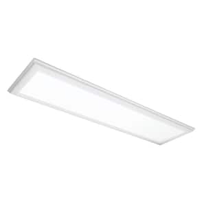 1 ft. x 4 ft. 48-Watt 3800 Lumens Dimmable White Integrated LED Deco Flat Panel Ceiling Flush Mount, Color Change 5CCT