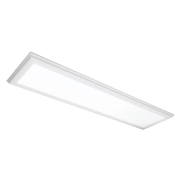 1 ft. x 4 ft. 3800 Lumens Dimmable White Integrated LED Flat Panel Ceiling Flush Mount Fixture with Selectable 5CCT