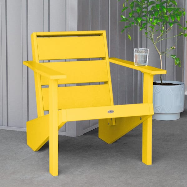 Highwood Haven Modern Sunbeam Yellow Adirondack Chair Set of 1